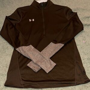 Under Armour Brown Quarter-Zip Top
